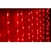 LED-XP-1344-230V RED Световой дождь, красный, прозрачный провод, 2,4х3,6м
