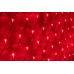 Светодиодная сетка LED-SNL-288-2*1,5M-240V-R/BL (красные светодиоды/черный провод) 2*1,5 м