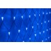 Светодиодная сетка LED-SNL-288-2*1,5M-240V-B/BL (синие светодиоды/черный провод) 2*1,5 м