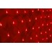 Светодиодная сетка LED-XG-540-2*4M-230V (красные светодиоды/черный провод) с контроллером, 2*4 м