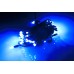 Светодиодная гирлянда LED-PLR-100-10M-240V-B/BG синяя, темно-зеленый провод, 10м