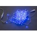 Светодиодная гирлянда LED-PLS-100-10M-240V-B/C-F(B), синяя, прозрачный провод, синий FLASH, соединяемая, 10м