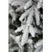 Ель искусственная с вплетенной гирляндой Персея 230 см в снегу