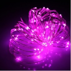 Светодиодная гирлянда Роса LED-DD-200-20M-12V-PINK, 20м, розовая