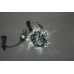 Светодиодная гирлянда LED-TW-300-15М-24V-W белая, черный провод, 24V, 15 м
