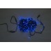 Светодиодная гирлянда LED-TW-200-20M-С-240V-B/BL синяя, черный провод, (без силового шнура) 20м
