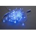 Светодиодная гирлянда LED-PLS-200-20M-240V-B/C-F(B), синяя, прозрачный провод, синий FLASH, соединяемая, 20м