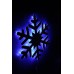 Снежинка светодиодная синяя с контражуром 46*46 см