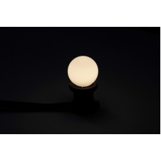 Светодиодная лампа для Белт Лайт E-27 LED G45 0.5W 220-240V 2700K Warm White E27 (ДИММИРУЕМАЯ), белый теплый