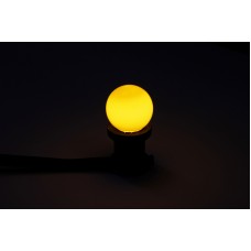 Светодиодная лампа для Белт Лайт E-27 LED G45 0.5W 220-240V Yellow E27 (ДИММИРУЕМАЯ), желтый