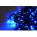 Светодиодная гирлянда LED-PLS-100-10M-24V-B/BL-W/O, синяя, черный провод, соединяемая, 10м (без силового шнура)