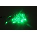 Светодиодная гирлянда LED-PLS-200-20M-240V-G/C-F(G)-W/O зеленая, прозрачный провод, зеленый FLASH (без силового шнура) 20м