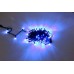 Светодиодная гирлянда LED-PLS-200-20M-240V-B/BL-W/O, синяя, черный провод, соединяемая (без силового шнура) 20м