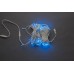 Светодиодная гирлянда LED-PLR-100-10M-240V-B/WH синий, белый провод, 10м