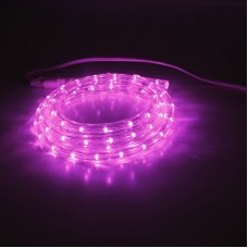 Дюралайт светодиодный двухжильный LED-DL-2W-100M-240V-2M-PK розовый, 13мм, кратность резки 2м