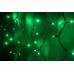 Светодиодная бахрома LED-RPLR-160-4.8M-240V-G/BL-F(G) зеленая, зеленый FLASH, черный провод, 4,8*0,6 м