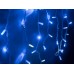 Светодиодная бахрома LED-RPLR-160-4.8M-240V-B/WH-F(CW) синяя, белый FLASH, белый провод, 4,8*0,6 м