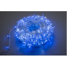 Светодиодный клип-лайт LED-LP-15СМ-100M-666L-12V-B/CL синий, прозрачный провод (c насадкой-колпачек)