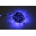 Светодиодный клип-лайт LED-LP-ZY-15CM-20M-12V-B/BL синий, черный провод, 20М, 133 светодиода
