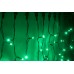 Светодиодный занавес LED-PLS-3720-240V-2*3М-G/BL-F (зеленые светодиоды/черный провод) Flash, 2*3 м