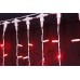 Светодиодный занавес LED-PLS-5720-240V-2*6М-R/WH (красные светодиоды/белый провод) 2*6 м