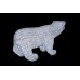 Световая фигура Медведь 3D белый 100*175 24V