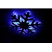 Снежинка светодиодная синяя с контражуром 46*46 см