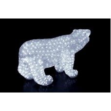 Световая фигура "Медведь" 3D белый, 100*175, 24V